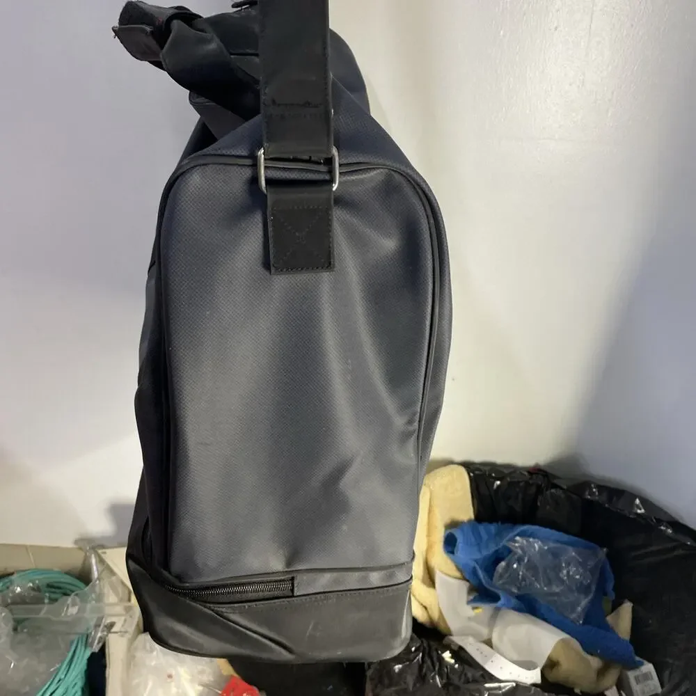 Cerruti Bag Computer Messenger Duffle Gym Canvas Nylon Water Proof Large Zip Up